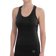 66%OFF 女性のランニングやフィットネスシャツ スーパー。自然アーサナストラップタンクトップ - ウールブレンド、レーサーバック（女性用） super. natural Asana Strap Tank Top - Wool Blend Racerback (For Women)画像